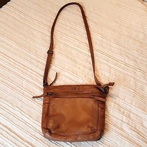 Cochoa Soft Caramel Leather Crossbody